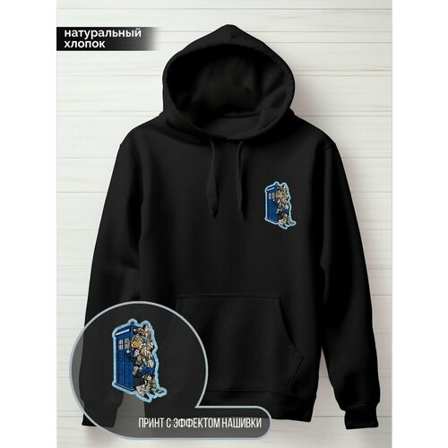 фото Худи hypnotica, размер l, черный