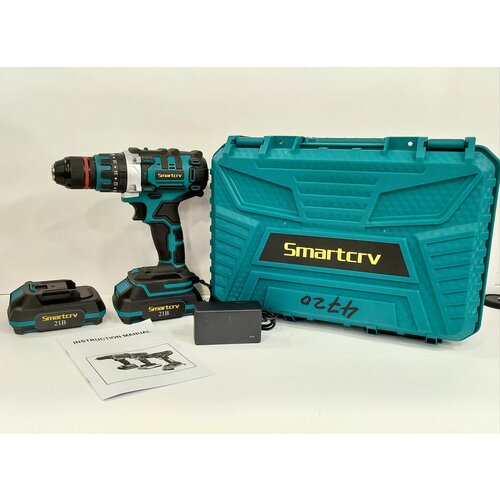 Шуруповерт ударный аккумуляторный в кейсе 2АКБ 21в 2ач - арт 6287 790000₽