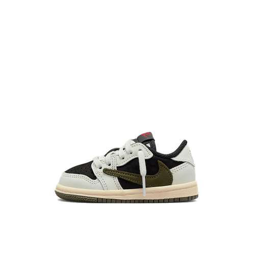 фото Кроссовки nike air jordan 1 retro low og, размер 23.5 eu, хаки, зеленый