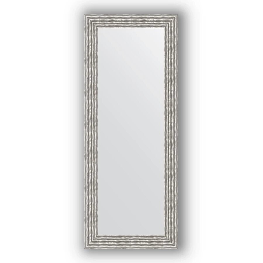 Зеркало в багетной раме поворотное Evoform Definite 60x150 см волна хром 90 мм (BY 3121)
