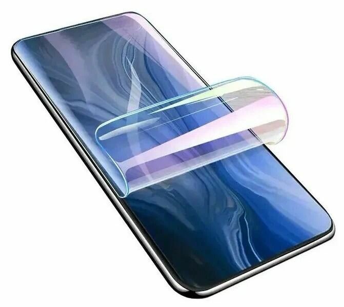 Защитная пленка "полное покрытие" для Huawei P Smart Z Honor 9X Y9 Prime 2019 STK LX1 силикон черная комплект из 2 шт.