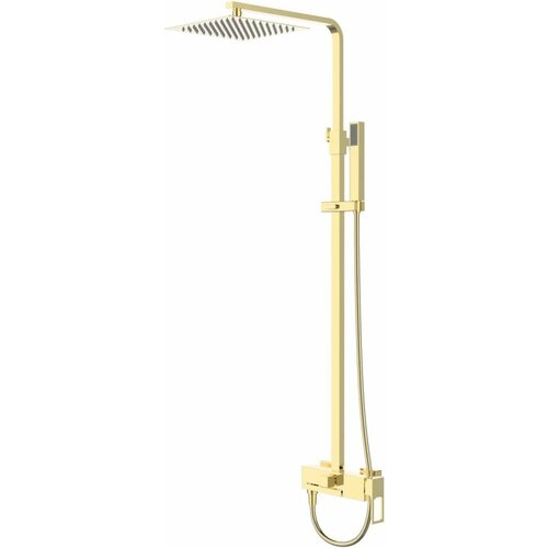 Душевая система 250 мм BelBagno Luce LUC-VSCM-ORO