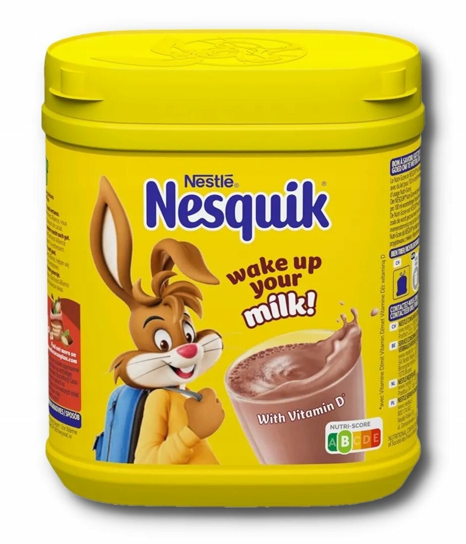 Какао напиток быстрорастворимый Nesquik, Nestle, 500 гр, Несквик детям — фото 1