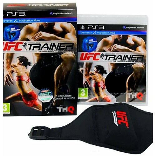 Игра для PlayStation 3 UFC Personal Trainer: The Ultimate Fitness System (Русская инструкция + ножной ремень) ems arm muscle abdominal stimulator abs women fitness hip trainer butt lifting buttock toner trainer slimming massager unisex