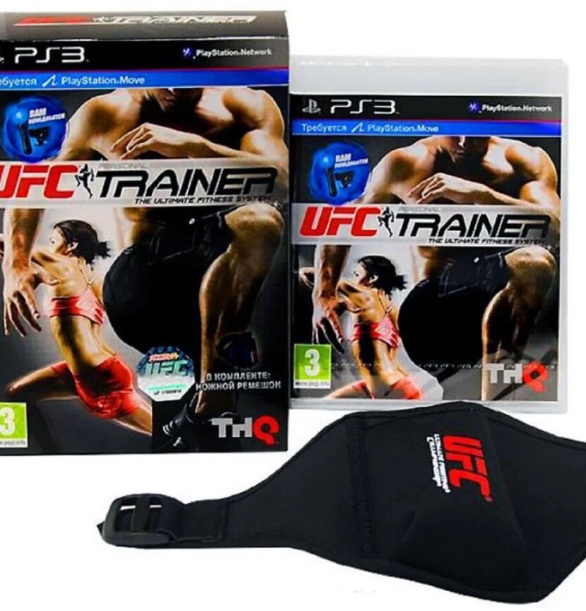 Игра для PlayStation 3 UFC Personal Trainer: The Ultimate Fitness System (Русская инструкция + ножной ремень)