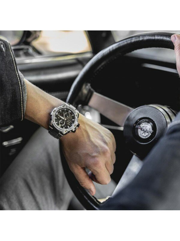 Наручные часы CASIO G-Shock, серебристый — фото 1