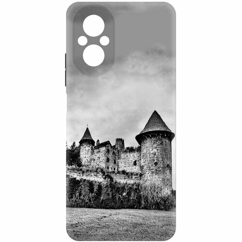 Чехол-накладка Krutoff Soft Case Старый замок для Realme C67 черный