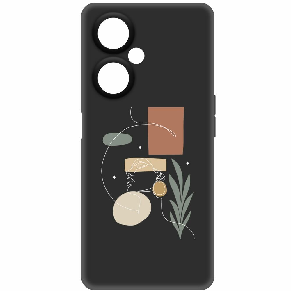 Чехол-накладка Krutoff Soft Case Элегантность для OnePlus Nord CE 3 Lite черный