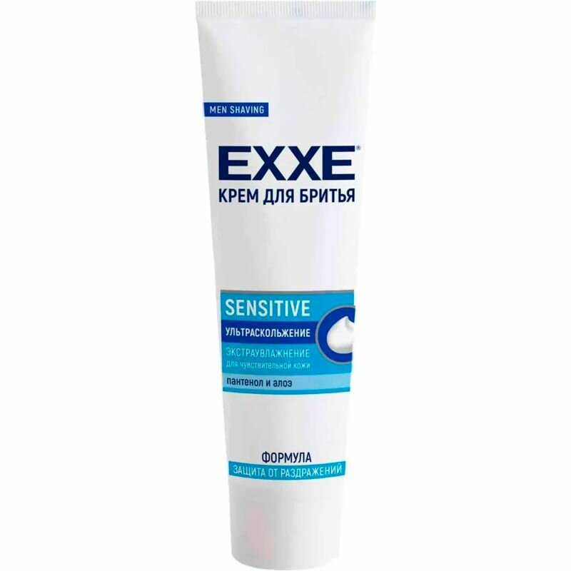 Крем для бритья EXXЕ Sensitive для чувствительной кожи 100мл