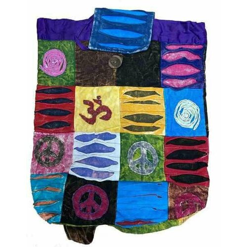 фото Рюкзак пэчворк ом из непала нет бренда