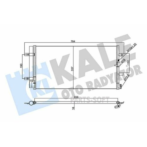 KALE 357770 Радиатор кондиционера