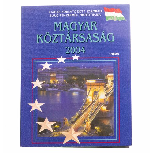 Венгрия набор из 8 жетонов 2004г. в буклете