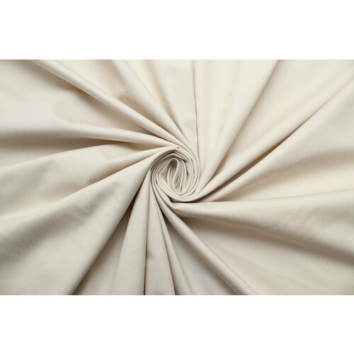 Ткань костюмная стрейч кремового цвета, 340 г/пм, ш145см, 0,5 м ткань костюмная стрейч плотная графитового цвета 370 г пм ш145см 0 5 м