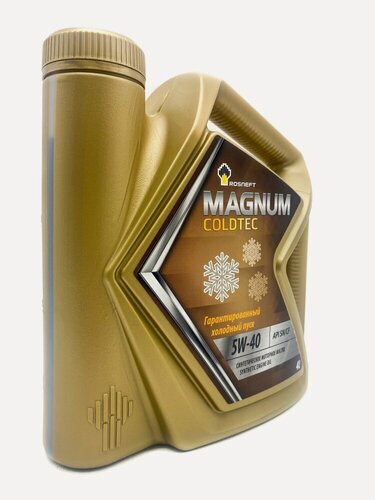 Изображение товара Роснефть Magnum Coldtec 5W40 API SN/CF 4 л синт. 40813842