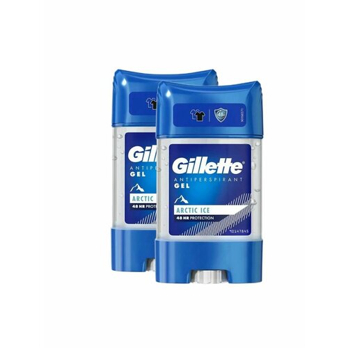 Комплект 2 шт. GILLETTE Гелевый дезодорант Arctik Ice, 2 шт. по 70 мл.