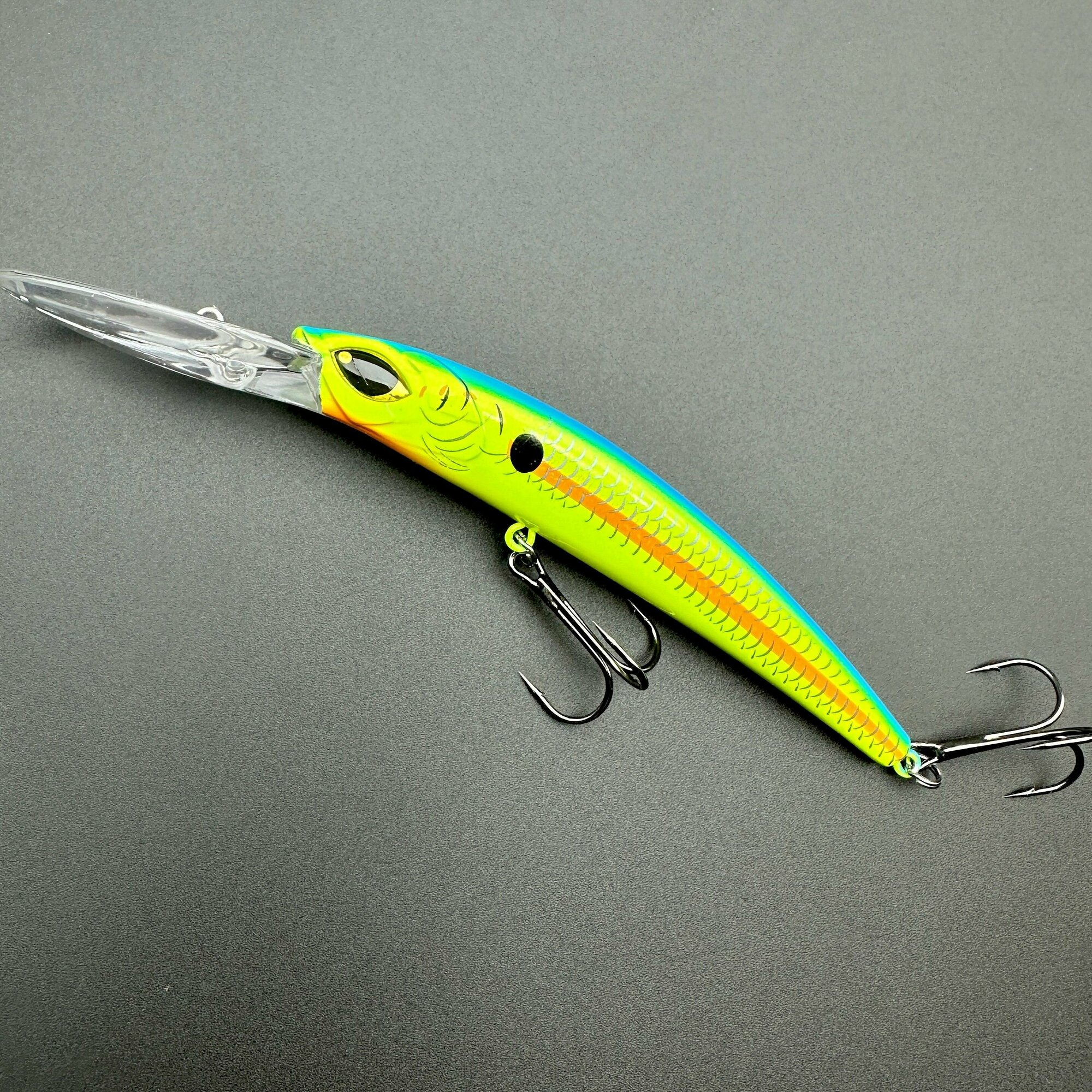 Воблер для троллинга YO-ZURI 110 Crystal minnow Deep diver(F) на щуку, сома, судака