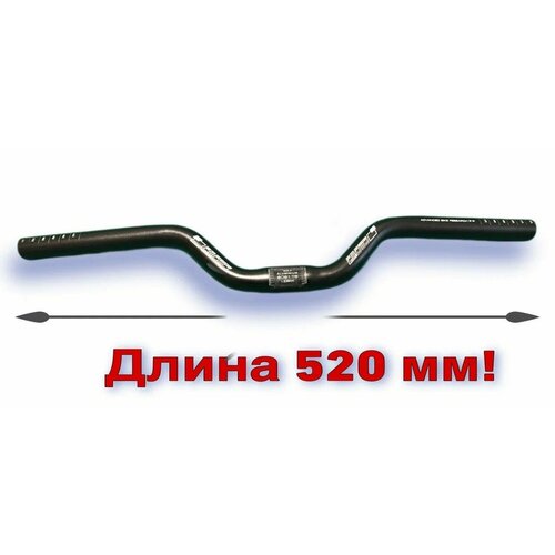 Руль 26 MTB, алюминий, D25.4, с подъемом