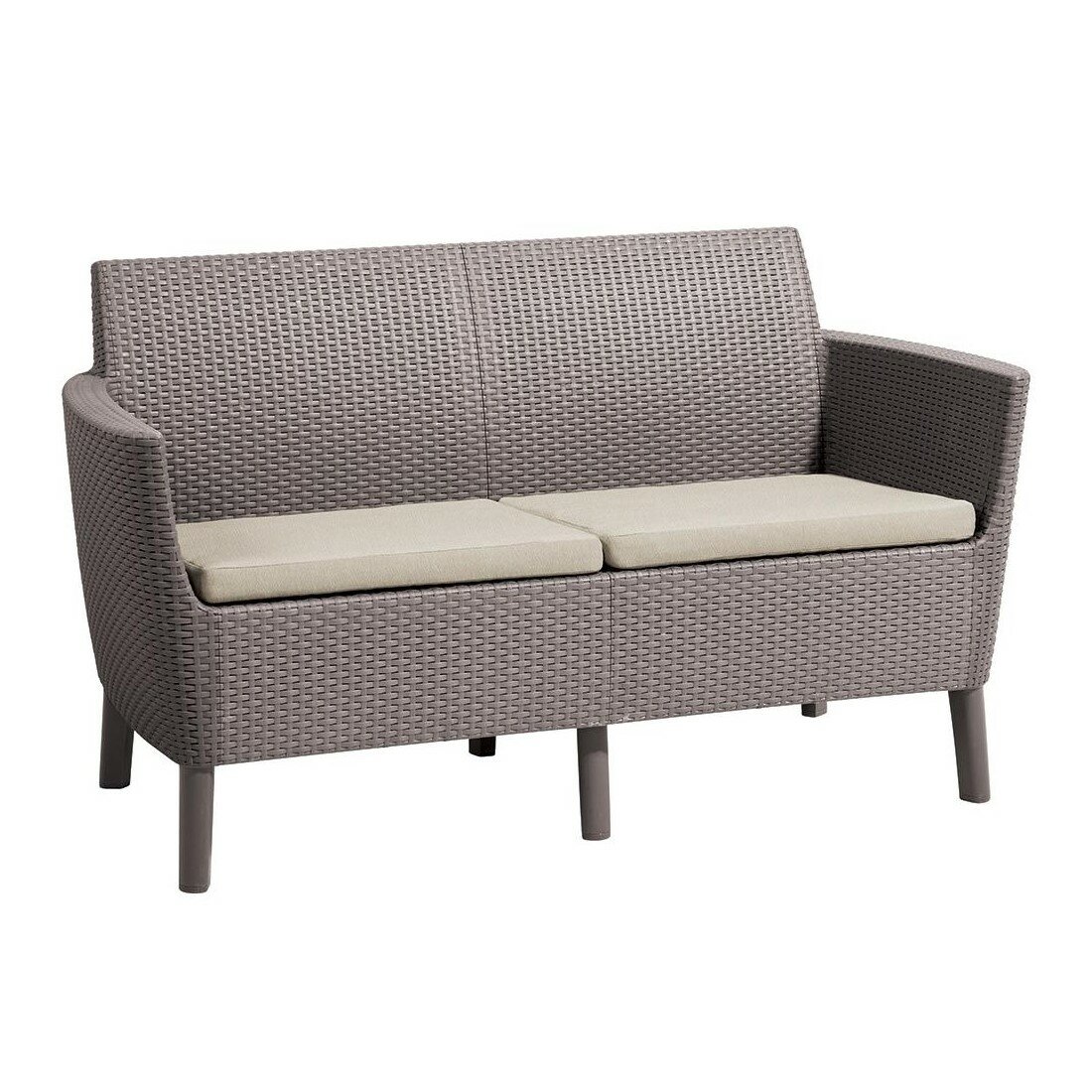 Диван Allibert Salemo 2 seater sofa (17209038) капучино, 244097