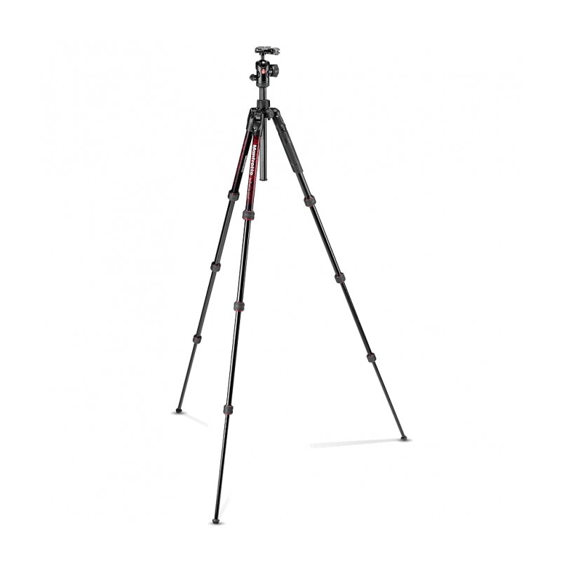 Штатив Manfrotto Befree Advanced Travel Twist MKBFRTA4RD-BH Red - фото №5