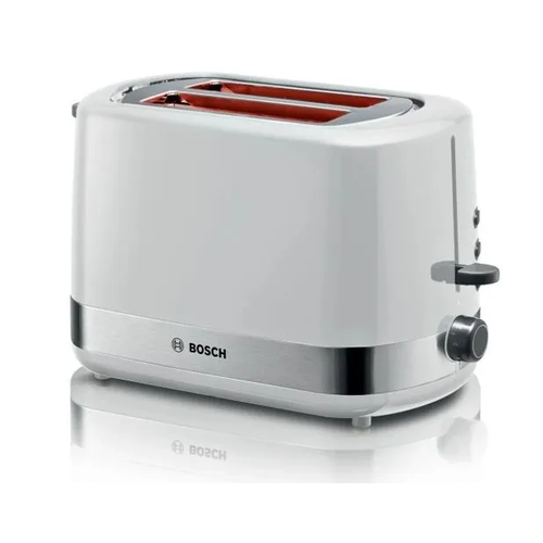 Тостер Bosch TAT6A511 800 Вт, белый тостер для хлеба morphy richards signature copper 1750 вт черный медь