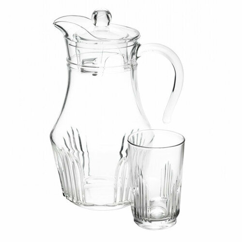Набор питьевой arcopal ориент 7 предметов кувшин 18л 6 стаканов 270мл стекло 3197₽