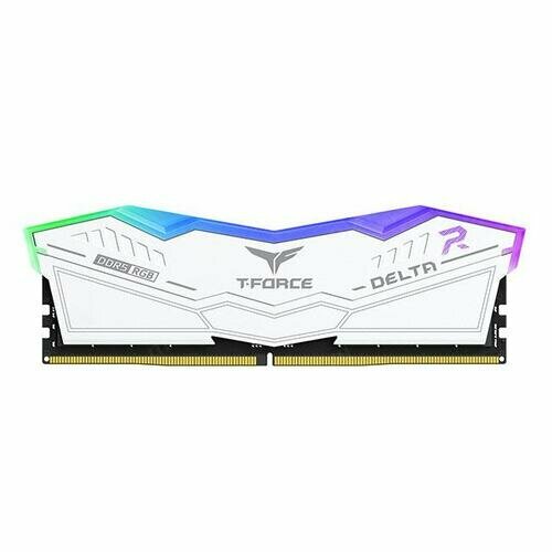 Модуль памяти DDR5 TEAMGROUP T-Force Delta RGB 32GB 2x16GB 6600MHz CL34 34-40-40-84 14V FF4D532G6600HC34DC01 White 2000600₽