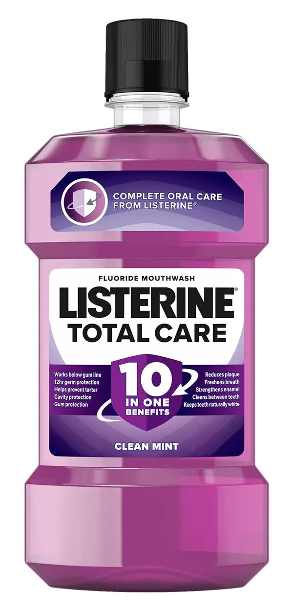 Listerine Total Care Mint 500ml ополаскиватель для полости рта из Финляндии