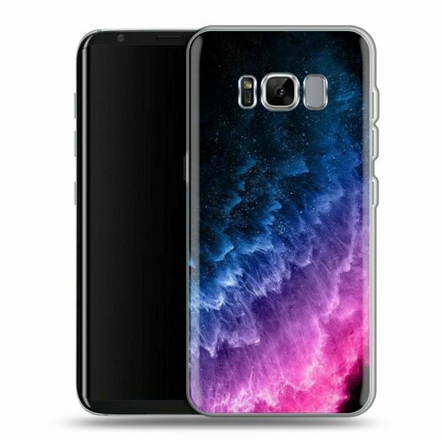 дизайнерский силиконовый чехол для самсунг с8 плюс samsung galaxy s8 plus черные кристаллы Дизайнерский силиконовый чехол для Самсунг С8 Плюс / Samsung Galaxy S8 Plus Космос
