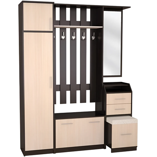 Прихожая Фойе-41 венге дуб молочный 27540₽