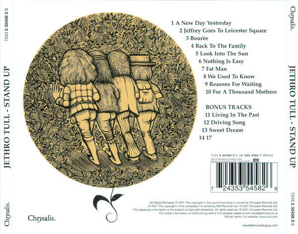Jethro Tull Stand Up (Remastered) CD Медиа - фото №3