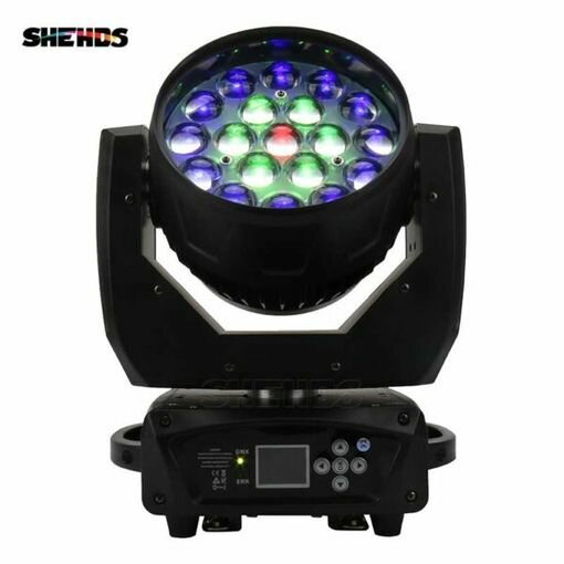 LED Wash 19x15W RGBW Zoom - Вращающаяся голова заливающего света