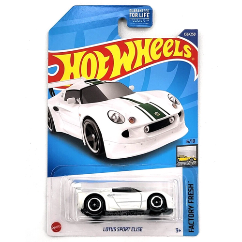 Hot Wheels Машинка базовой коллекции LOTUS SPORT ELISE белая C4982/HCW31