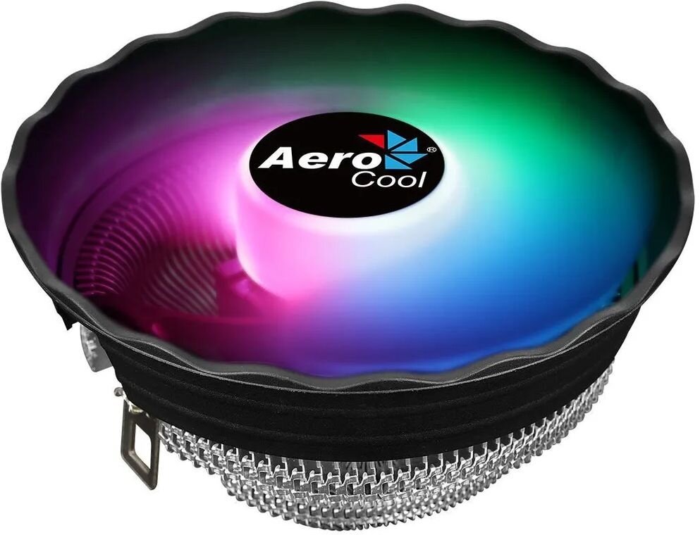Кулер CPU Aerocool Air Frost Plus (универсальный, 110W, 24.2 dB, 1500 rpm, 120мм, 3pin, подсветка, алюминий) RTL