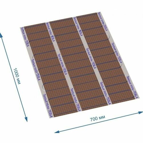 Карбоновый теплый пол Tesla ТКС-12 70100 см 140 Вт 2041₽