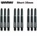 Короткие хвостовики (9 шт) для дротиков WINMAU PRO FORCE (Black, ...