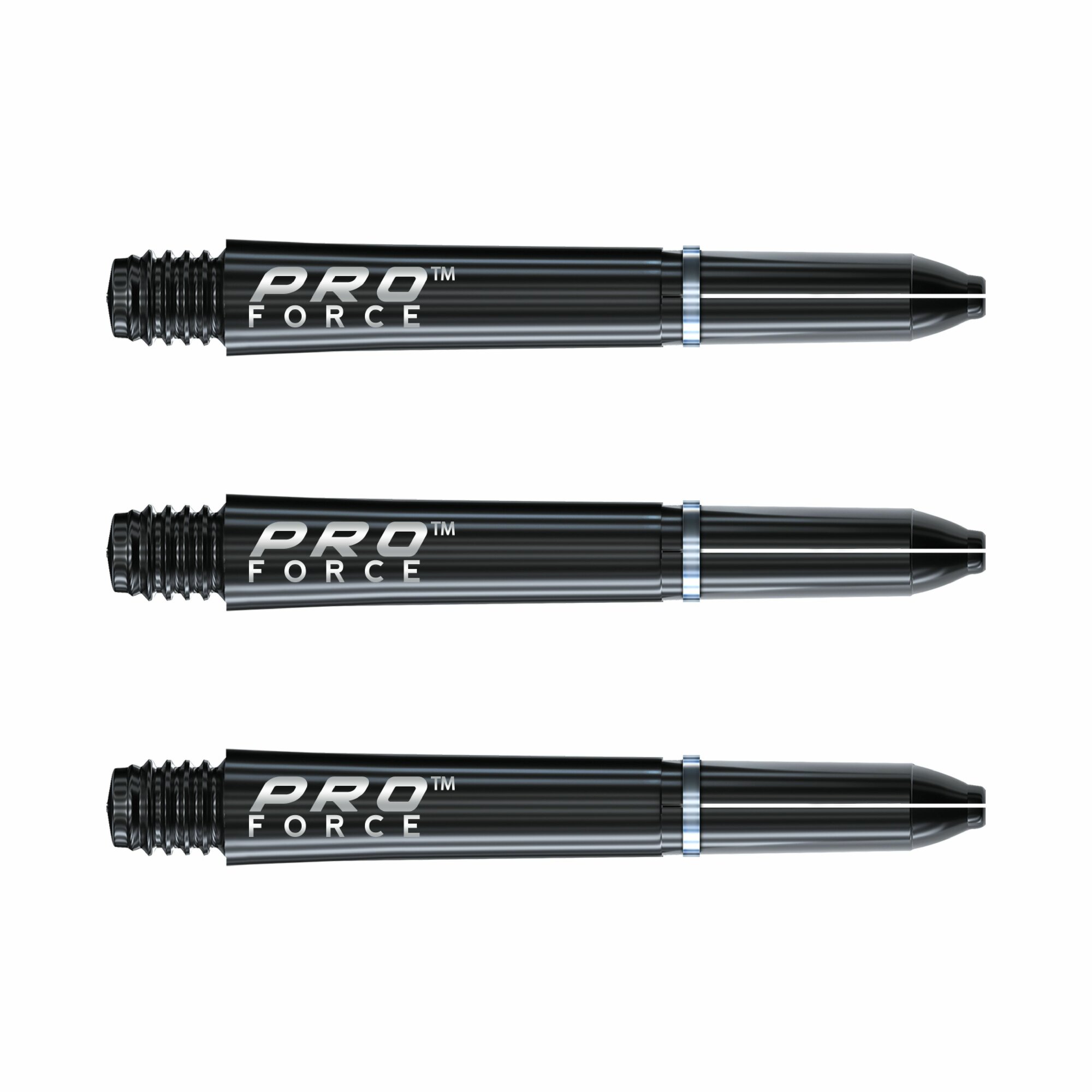 Короткие хвостовики (9 шт) для дротиков WINMAU PRO FORCE (Black, Short, 35mm) — фото 1