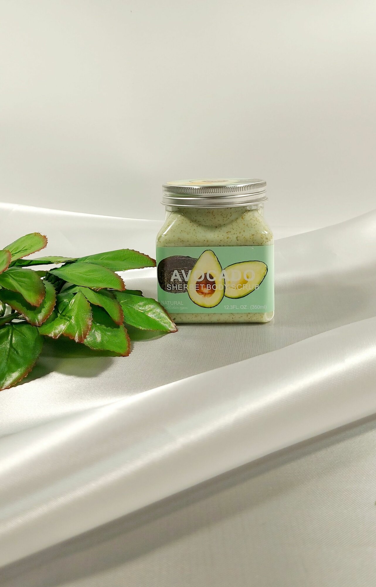 Скраб для тела с авокадо Sherbet Body Scrub Avocado 350 мл