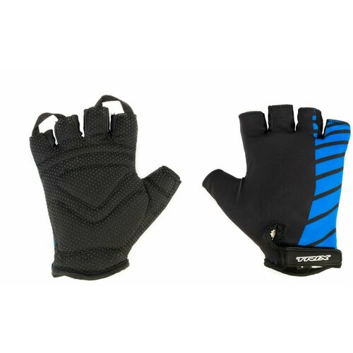 Велоперчатки , размер ХL, синий перчатки trix размер m черный белый