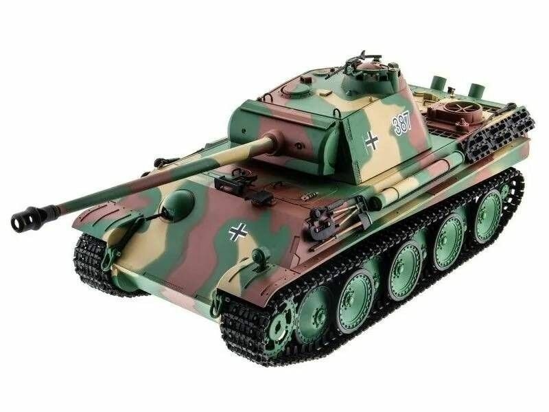 Радиоуправляемый танк Heng Long Panther Type G Original V7.0 масштаб 1:16 RTR 2.4G - 3879-1 V7.0