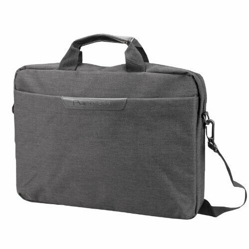 Сумка PORTCASE KCB-161Grey (нейлон, серая до 15,6)