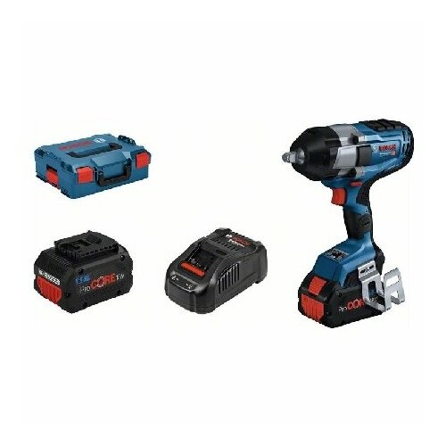 Аккумуляторный ударный гайковерт 2 батареи ProCORE18V 5 GDS 18V-1000 C Bosch Power Tools 06019J8003 4059952548524 207864₽
