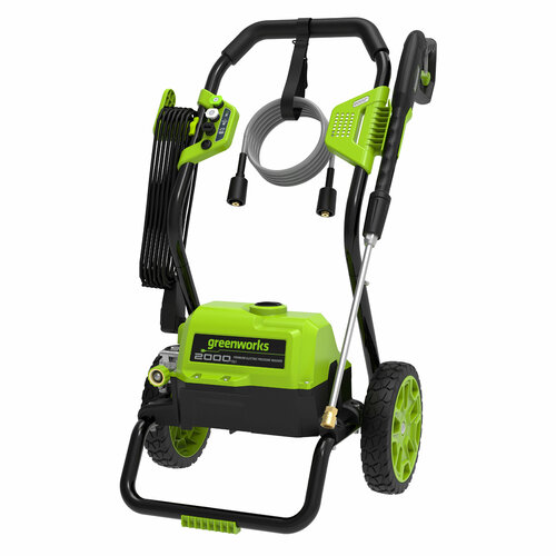 Мойка высокого давления электрическая GREENWORKS GPW1800II 140 бар мойка высокого давления для шасси автомобиля насадка из нержавеющей стали g1 4 быстрое соединение с мойкой ходовой части колеса