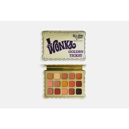 Палетка теней для ВЕК MakeUp Revolution WILLY WONKA THE CHOCOLATE FACTORY 195 г 5500₽