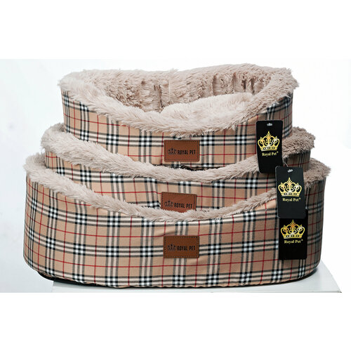 Royal Dog лежанка Овал меховой 