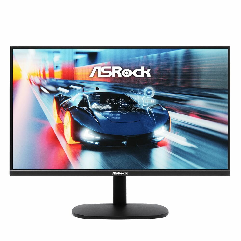 Монитор ASRock 24.5" CL25FF Black (IPS, 1920x1080, D-Sub+HDMI, 1 ms, 178°/178°, 300 cd/m, 1300:1, 100Hz)