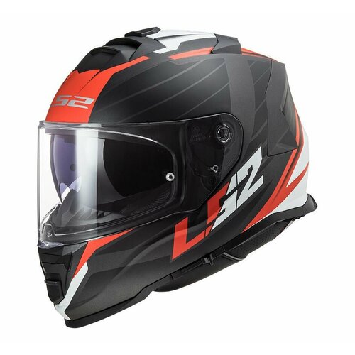 Шлем LS2 FF800 STORM II NERVE (S, Matt Black Red)