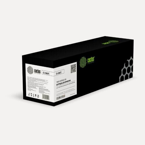 Изображение товара Картридж Cactus CS-C067C, 067C, голубой / CS-C067C