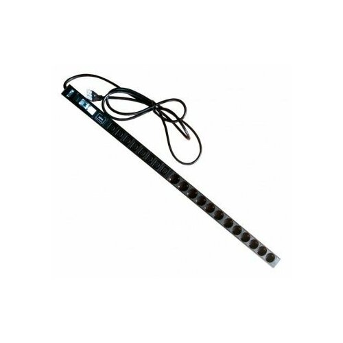 Блок распределения питания Lanmaster верт размещ 12xSchuko 8xC13 базовые 16A Schuko 3м 10855₽