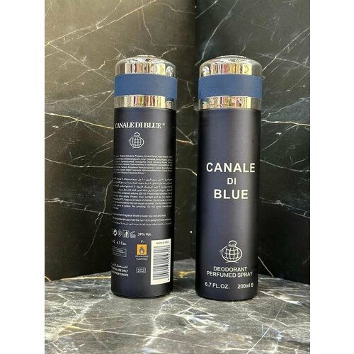 Парфюмерный дезодорант спрей для мужчин Canale di Blue 200мл