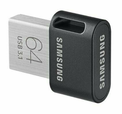 Флешка Samsung USB 3.1 Flash Drive FIT Plus 64 ГБ, 1 шт, черный